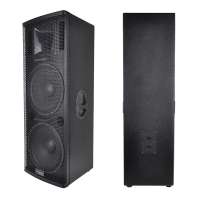 Accuracy Pro Audio WH215 Dual 15 Inch High Power 800W  Best Concert 3-Way Wooden Speaker Box